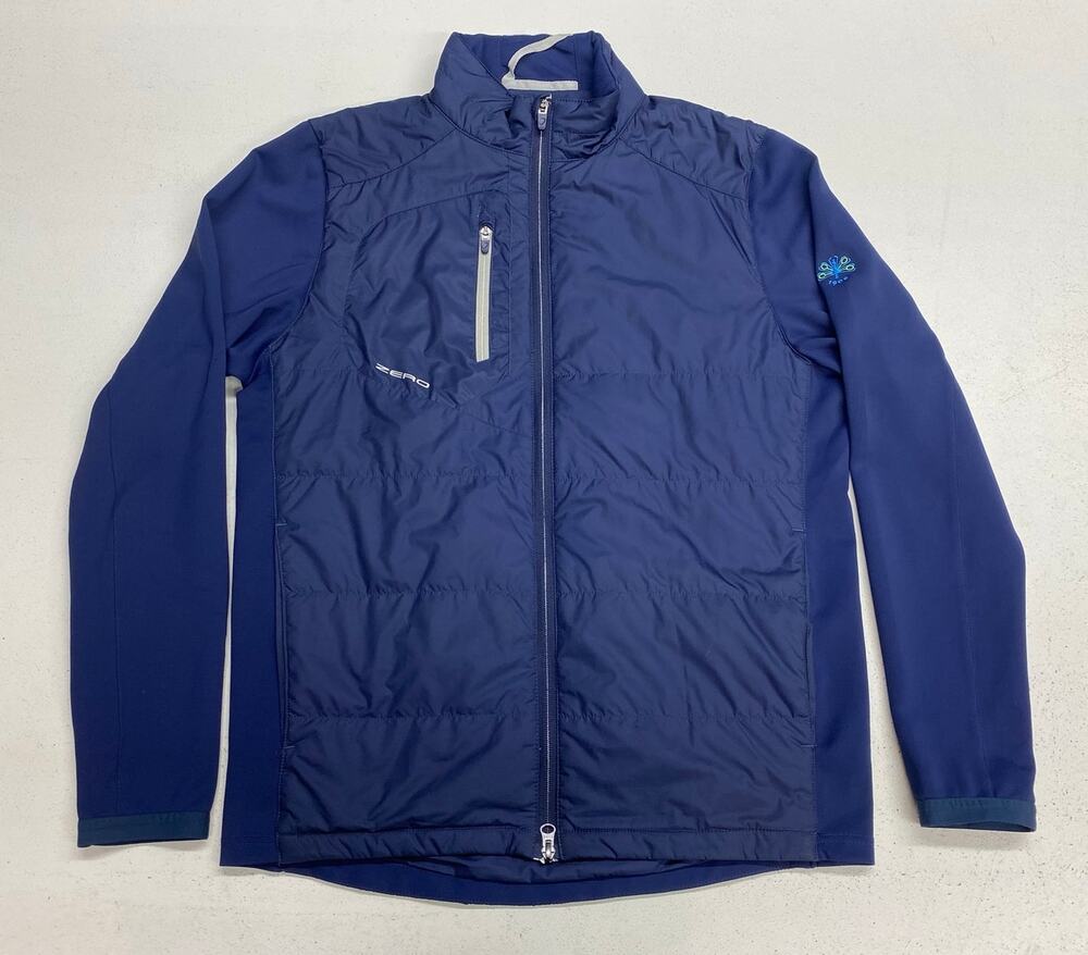 Men Zero Restriction Hybrid Primaloft Greensboro CC performance golf jacket M